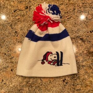 Vintage Snoopy Kid’s Pom Pom Beanie 1958